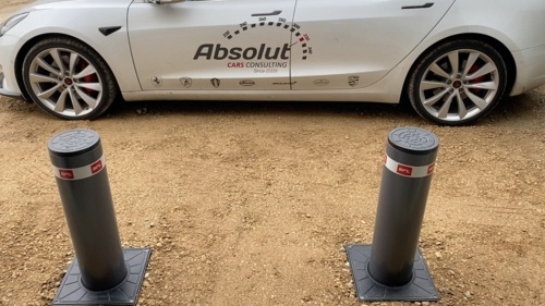 Techno Logis 25 installation de bornes escamotables